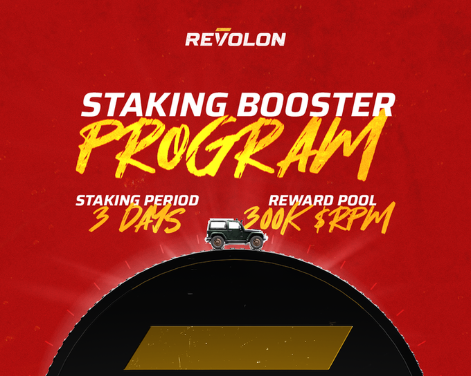 Revolon staking booster creative